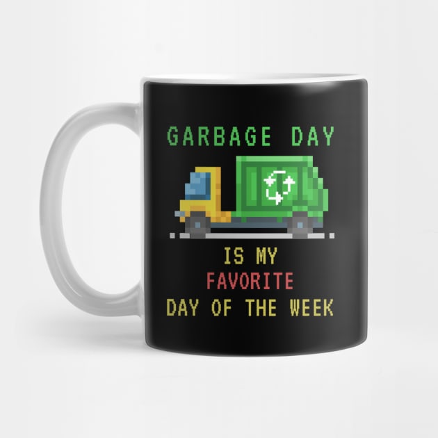 Garbage Day Funny pixel by GoPath